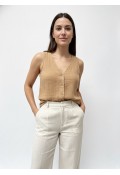 ESİN MÜSLİN BLUZ - CAMEL