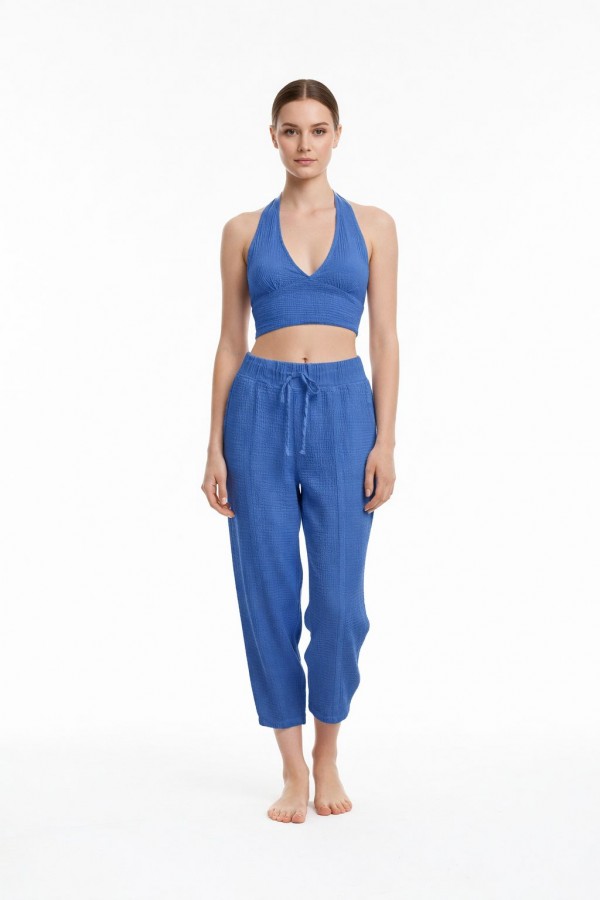 CALYPSO MÜSLİN BÜSTİYER - İNDİGO