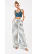 DEMETER PANTOLON - PETROL ÇİZGİLİ
