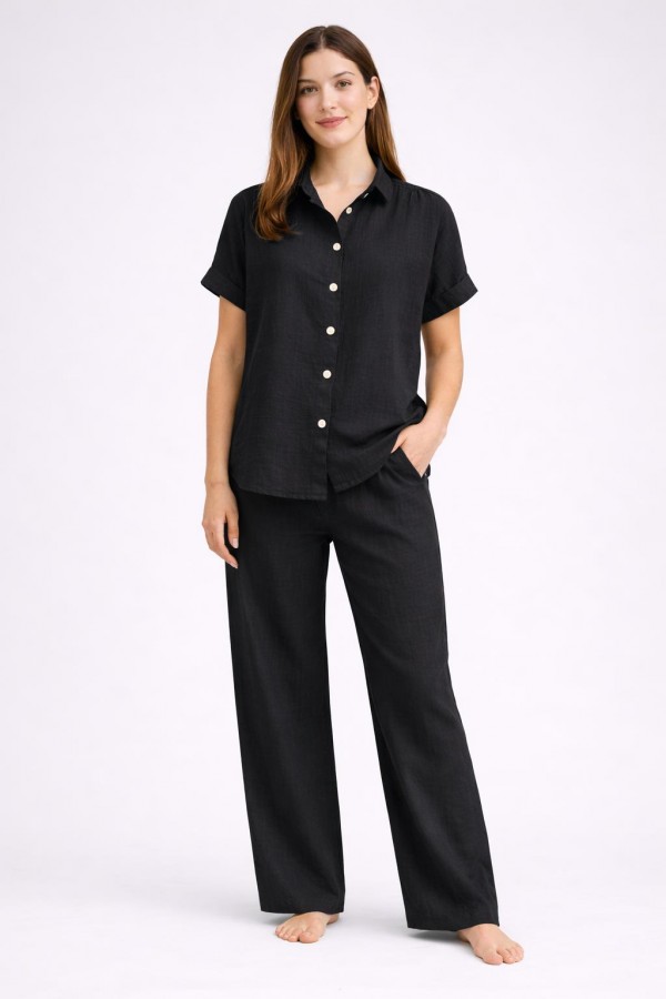 ELA GÖMLEK - SİYAH