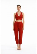 HERMİONE MÜSLİN PANTOLON - KİREMİT