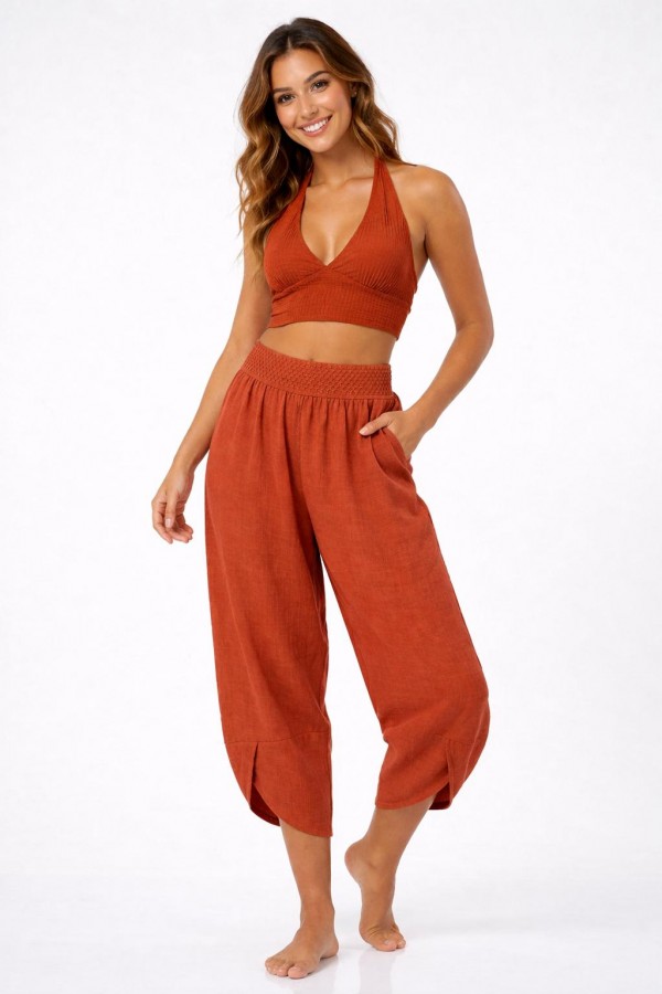 LUNA PANTOLON - KİREMİT