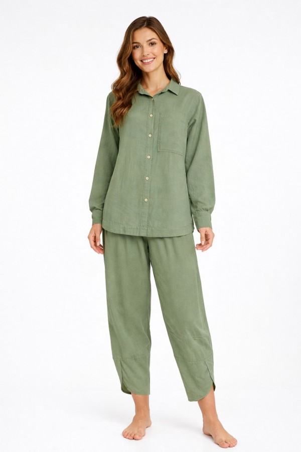 NEMİRA GÖMLEK - HAKİ YEŞİL