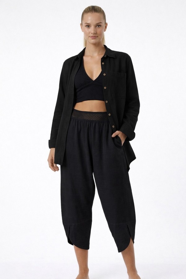 NEMİRA GÖMLEK - SİYAH