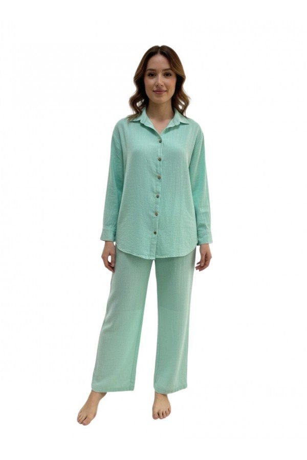 PERİ GÖMLEK - YEŞİL