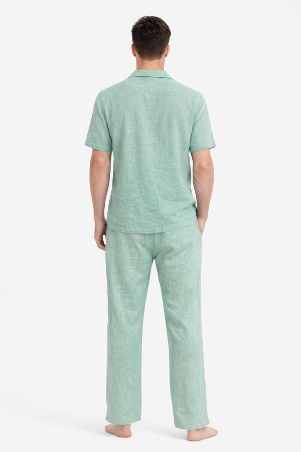 EYMEN BLAZER YAKA GÖMLEK - YEŞİL