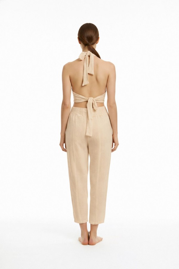 CALYPSO MÜSLİN BÜSTİYER - BEJ