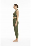 HERMİONE MÜSLİN PANTOLON - HAKİ YEŞİL