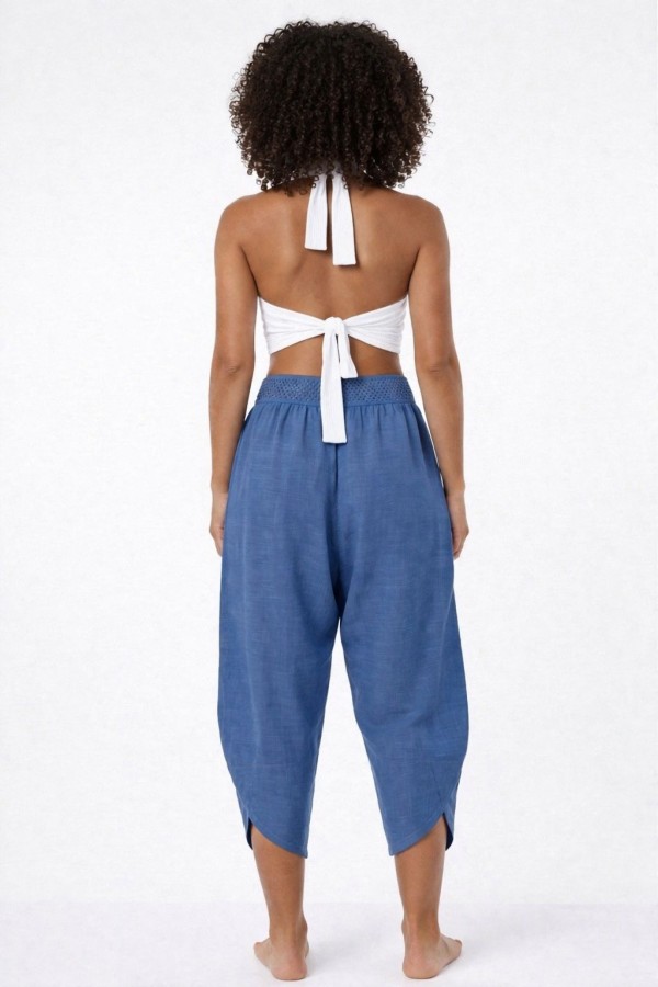 LUNA PANTOLON - İNDİGO MAVİ