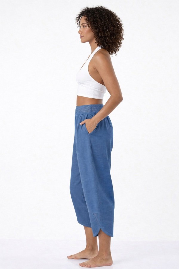 LUNA PANTOLON - İNDİGO MAVİ