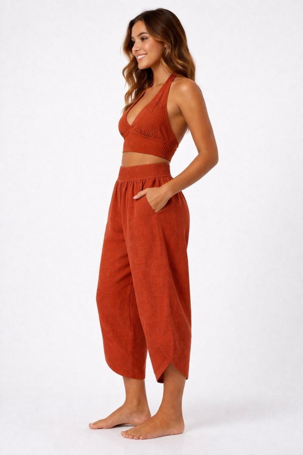LUNA PANTOLON - KİREMİT