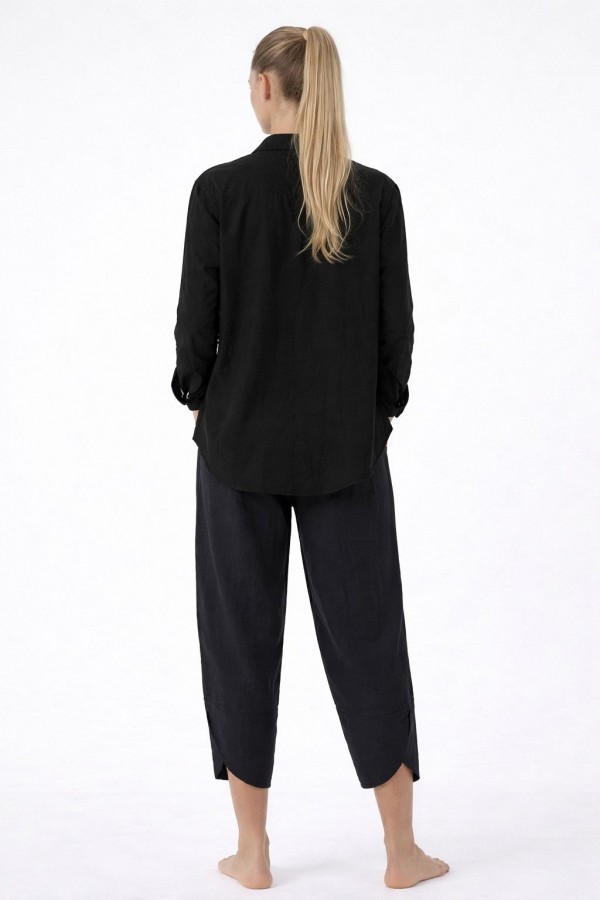 NEMİRA GÖMLEK - SİYAH