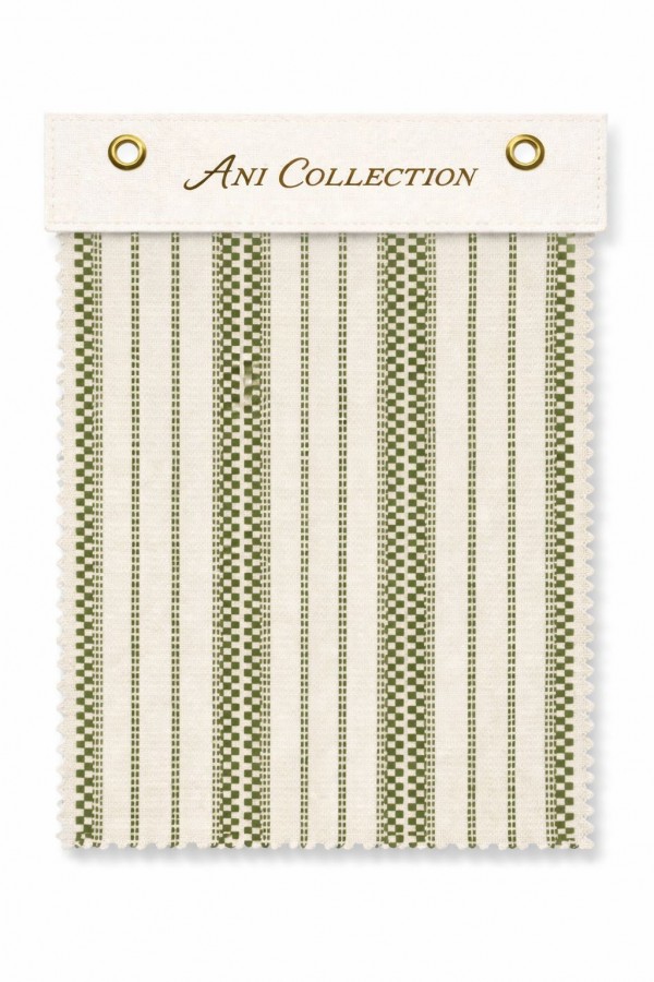 ALAADDİN PANTOLON - HAKİ YEŞİL ETNİK DESEN