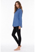 NEMİRA GÖMLEK - İNDİGO MAVİ