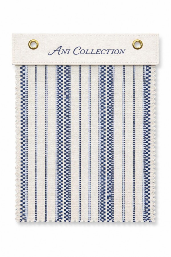 EYLÜLBLUZ - MAVİ ETNİK DESEN