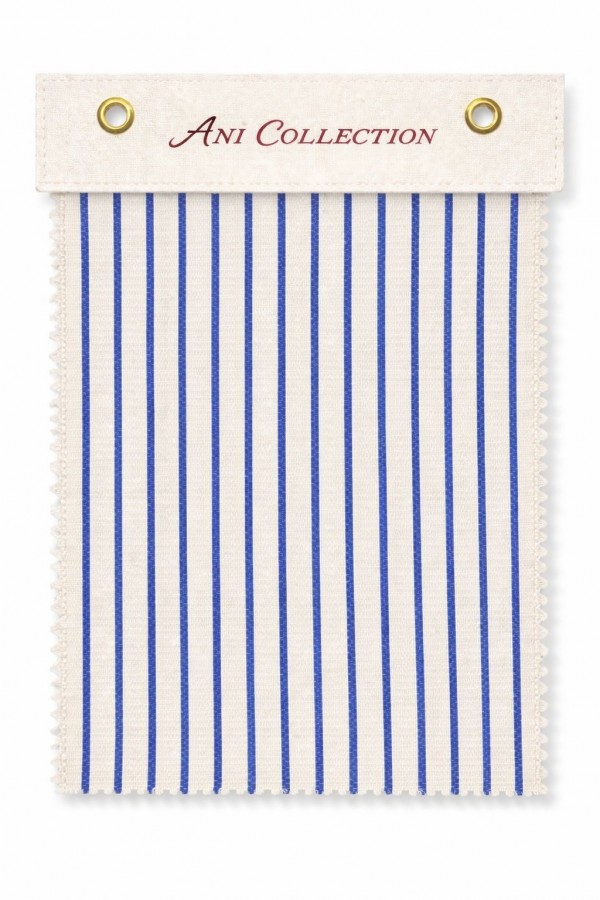 MARLEN ELBİSE - MAVİ ÇİZGİLİ