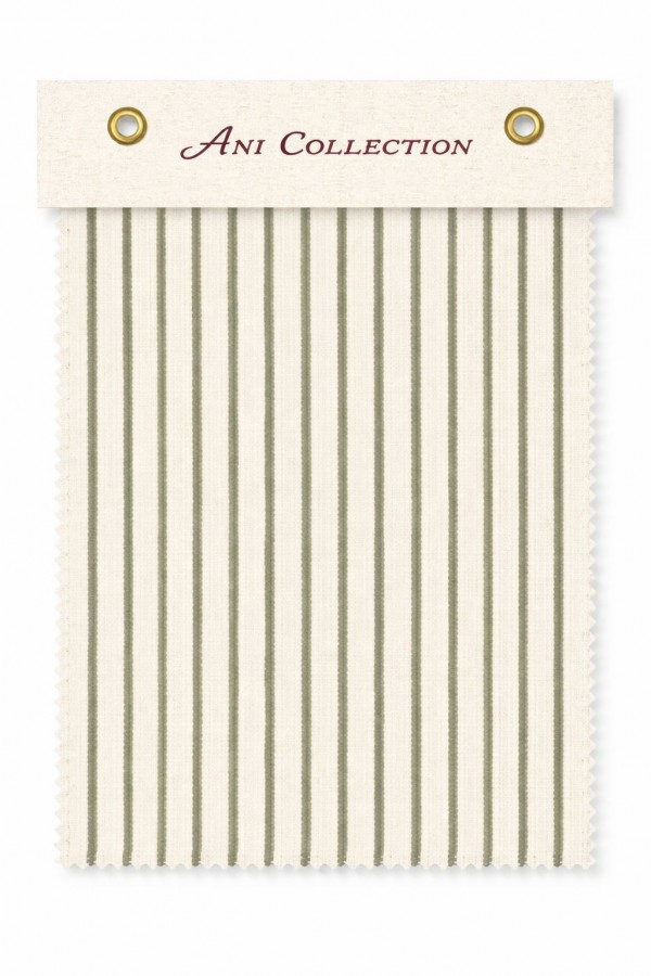 MARLEN ELBİSE - HAKİ YEŞİL ÇİZGİLİ