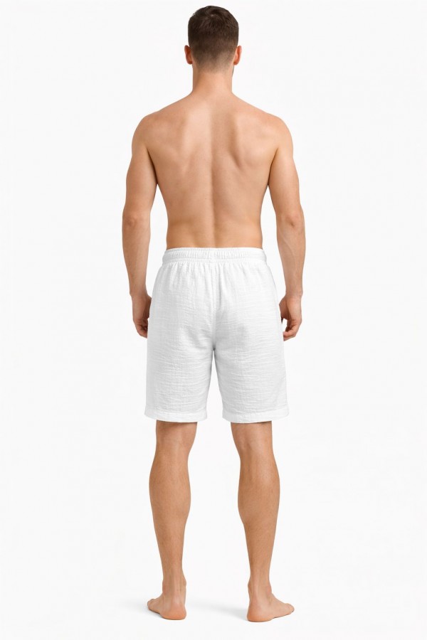 MİNOS ŞORT - BEYAZ