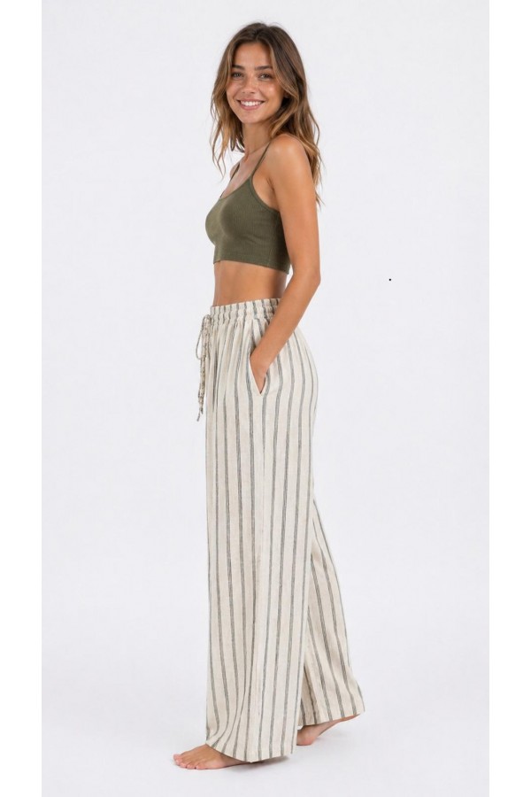 DEMETER PANTOLON - HAKİ ÇİZGİLİ